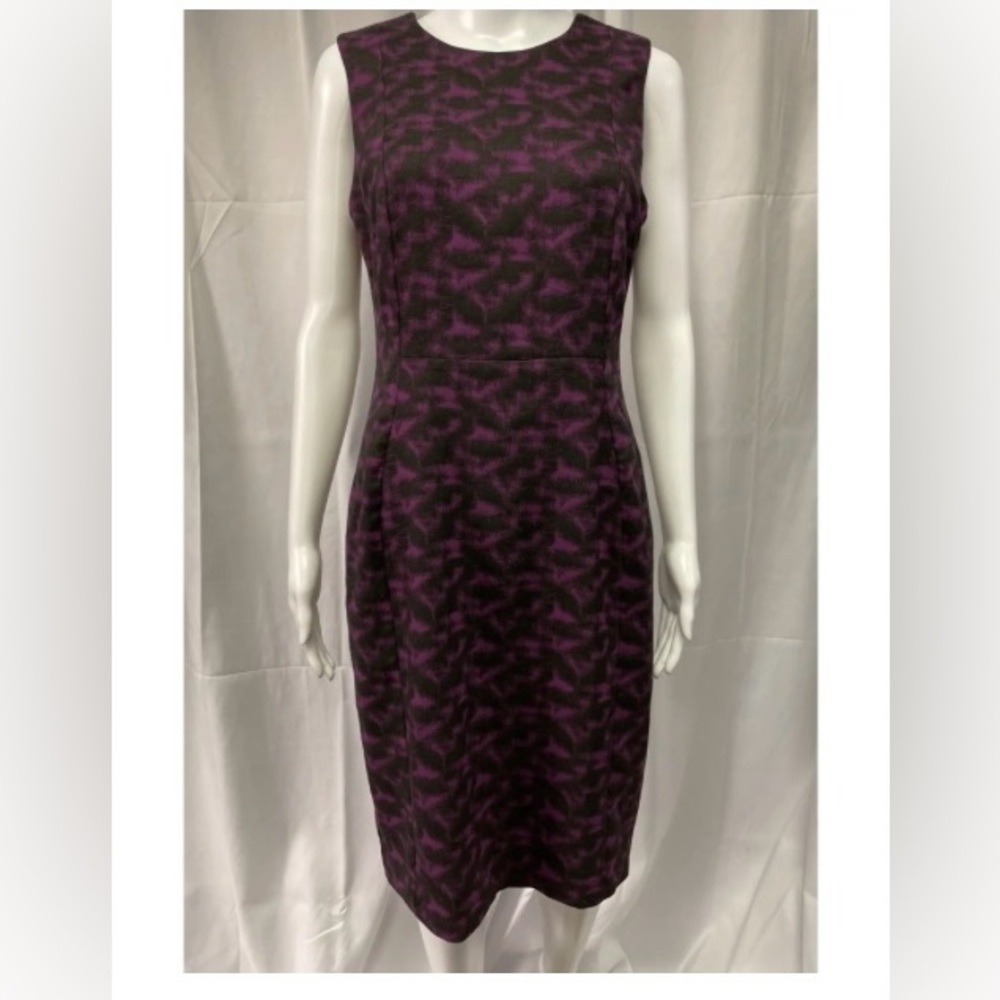 Calvin Klein Purple Sheath Dress